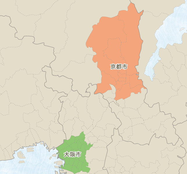 弁当配達可能エリアマップ